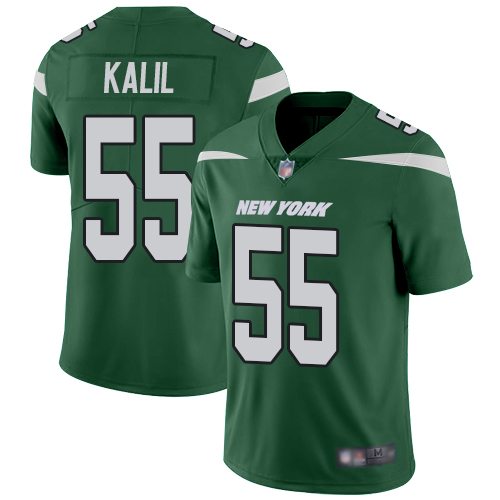 New York Jets Limited Green Youth Ryan Kalil Home Jersey NFL Football #55 Vapor Untouchable->youth nfl jersey->Youth Jersey
